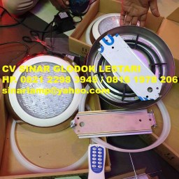 Lampu Kolam Renang RGB 18 Watt Remote Control